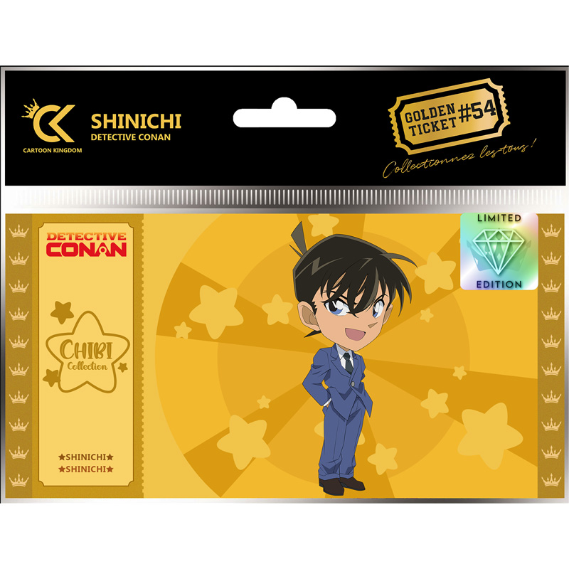 Detective Conan Golden Ticket Chibi Shinishi X10