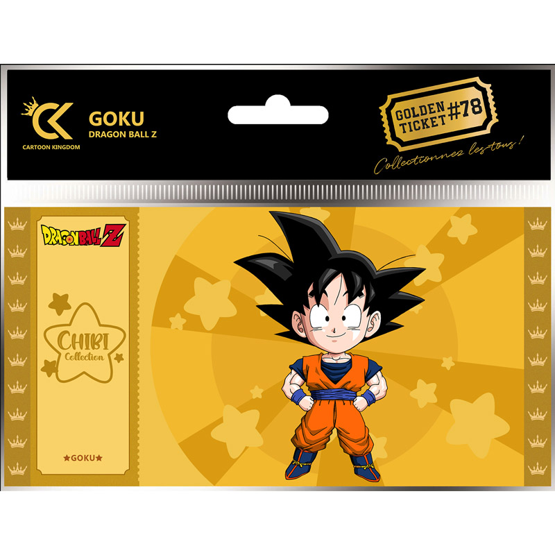 DBZ Dragon Ball Z Golden Ticket Chibi Goku Kid x5