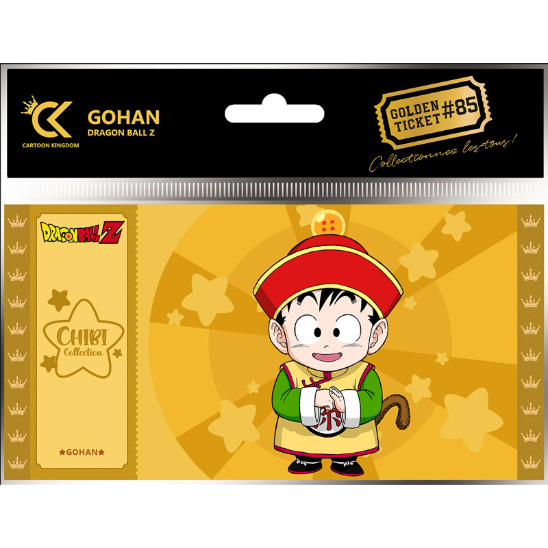 DBZ Dragon Ball Z Golden Ticket Chibi Gohan Kid x5