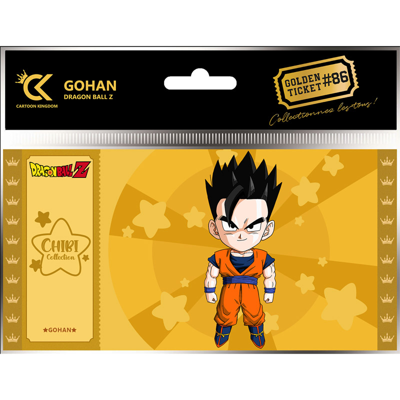 DBZ Dragon Ball Z Golden Ticket Chibi Gohan x5