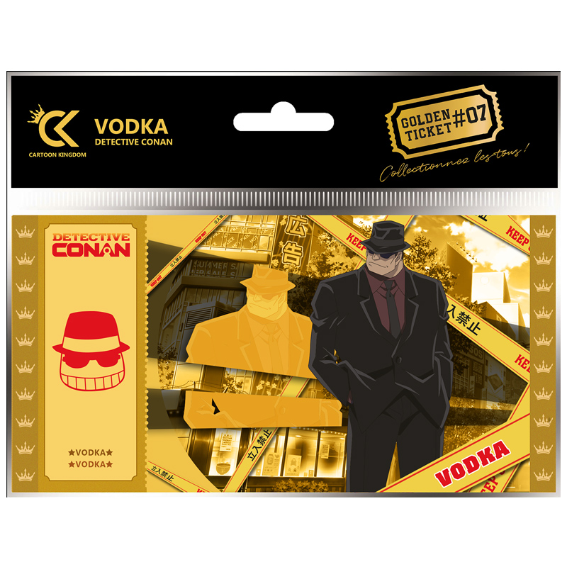 Detective Conan Golden Ticket Vodka