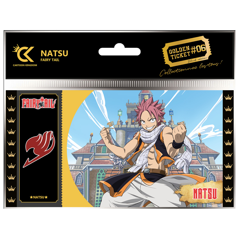 Fairy Tail Black Ticket Natsu V2 X10