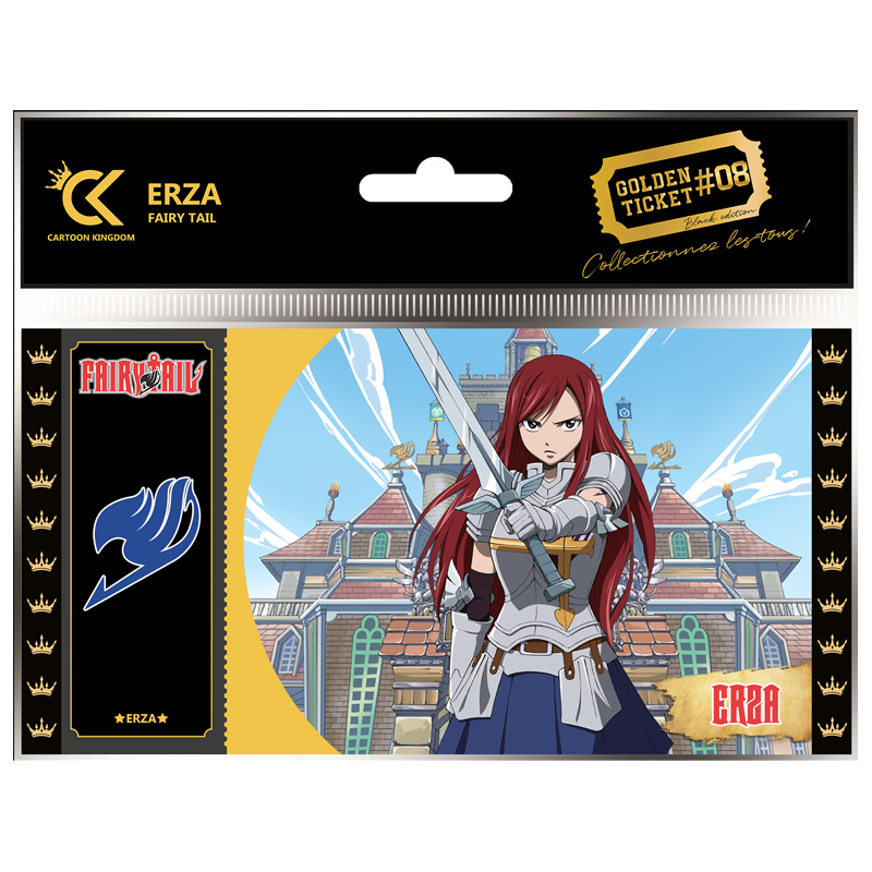 Fairy Tail Black Ticket Erza V2 X10