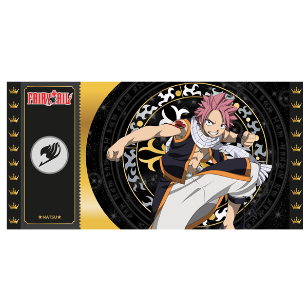 Fairy Tail Black Ticket Col01 Natsu Lot X10