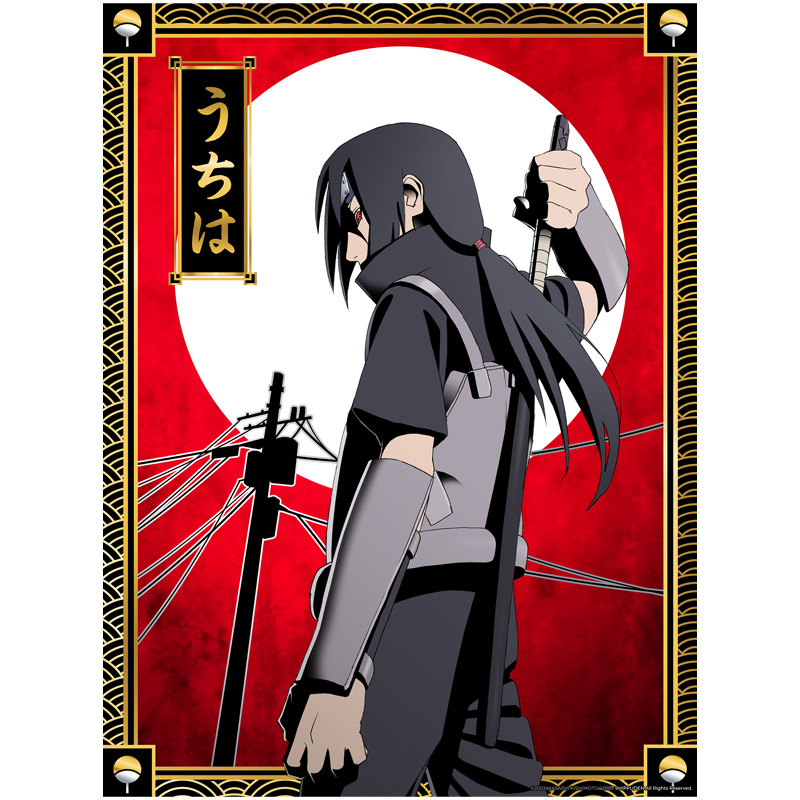 Naruto Shippuden Golden Poster #02 Itachi 30X40cm