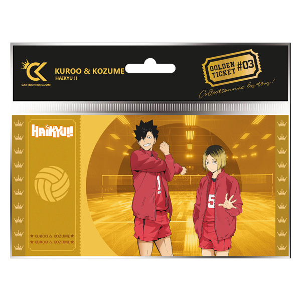 Haikyu!! Golden Ticket Col01 Kuroo & Kozume Lot X10
