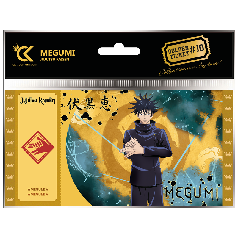 Jujutsu Kaisen Golden ticket V2 Megumi X10