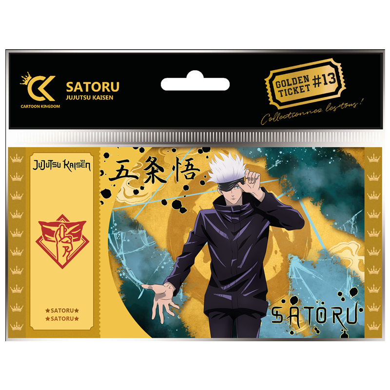 Jujutsu Kaisen Golden ticket V2 Satoru X10