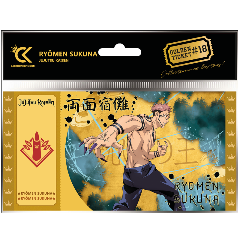 Jujutsu Kaisen Golden ticket V2 Sukuna X10