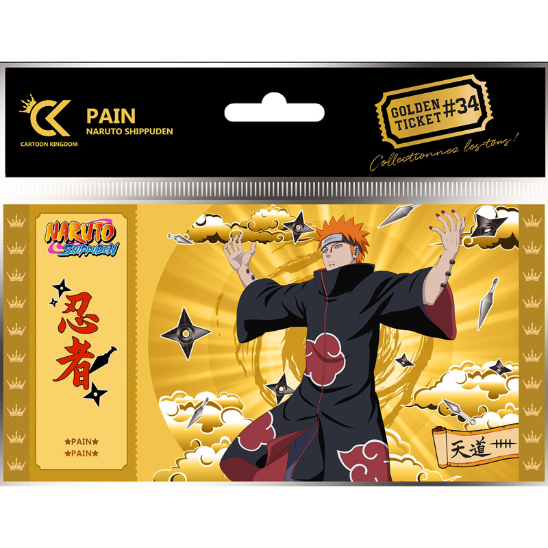 Naruto Shippuden Golden Ticket Pain x5