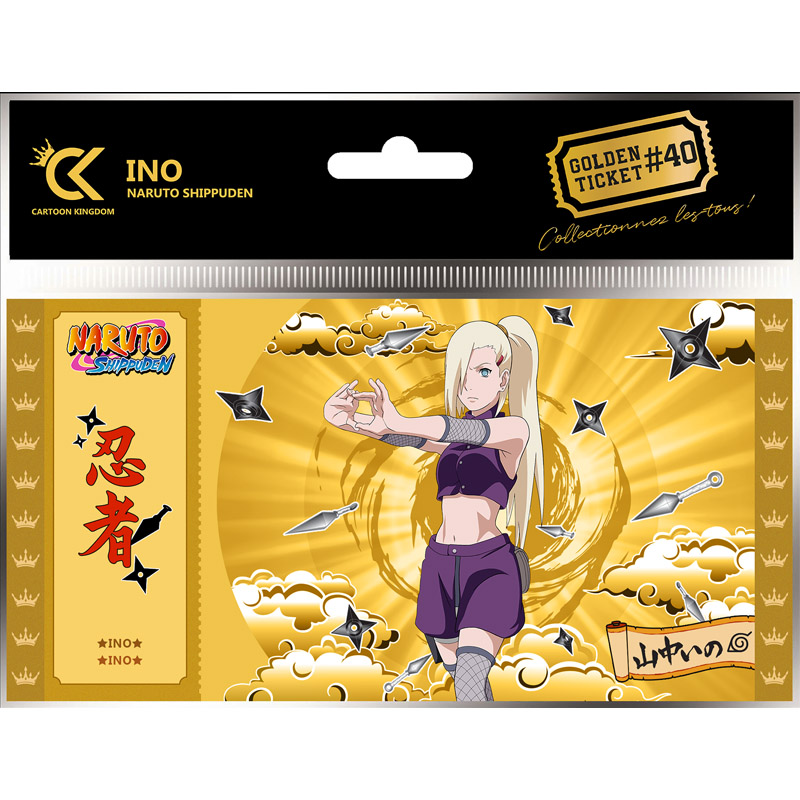 Naruto Shippuden Golden Ticket Ino x5