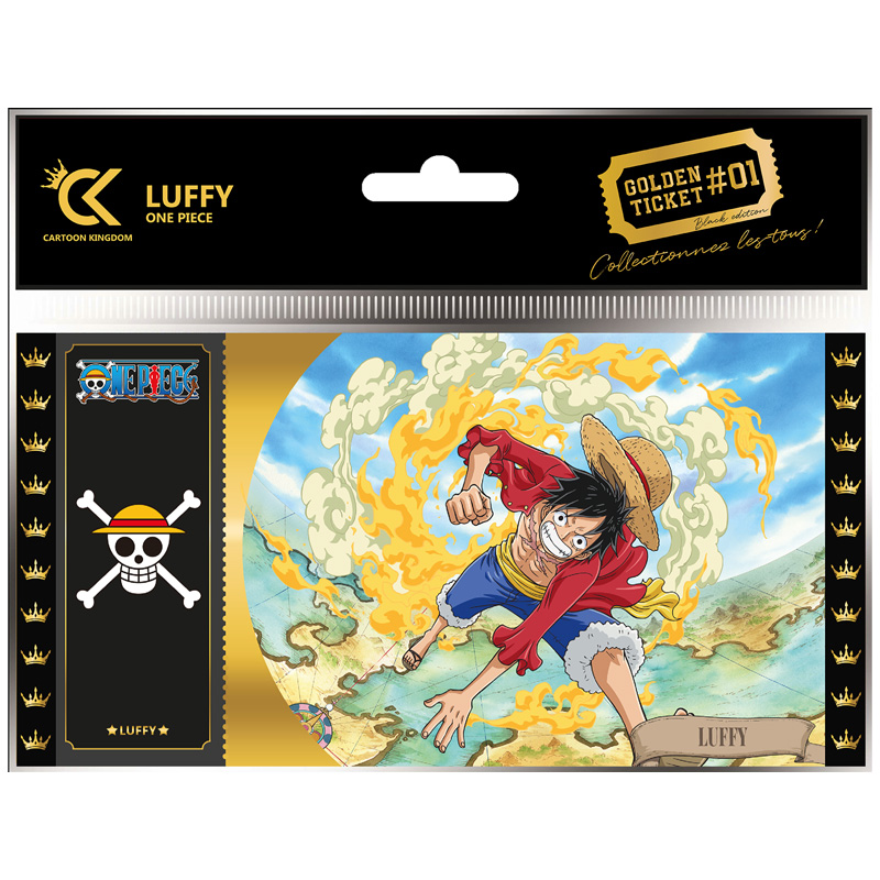 One Piece Black Ticket Luffy X10