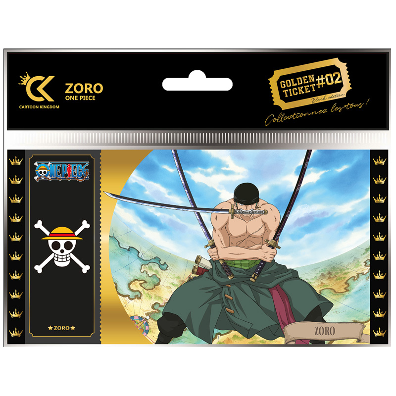 One Piece Black Ticket Zorro X10