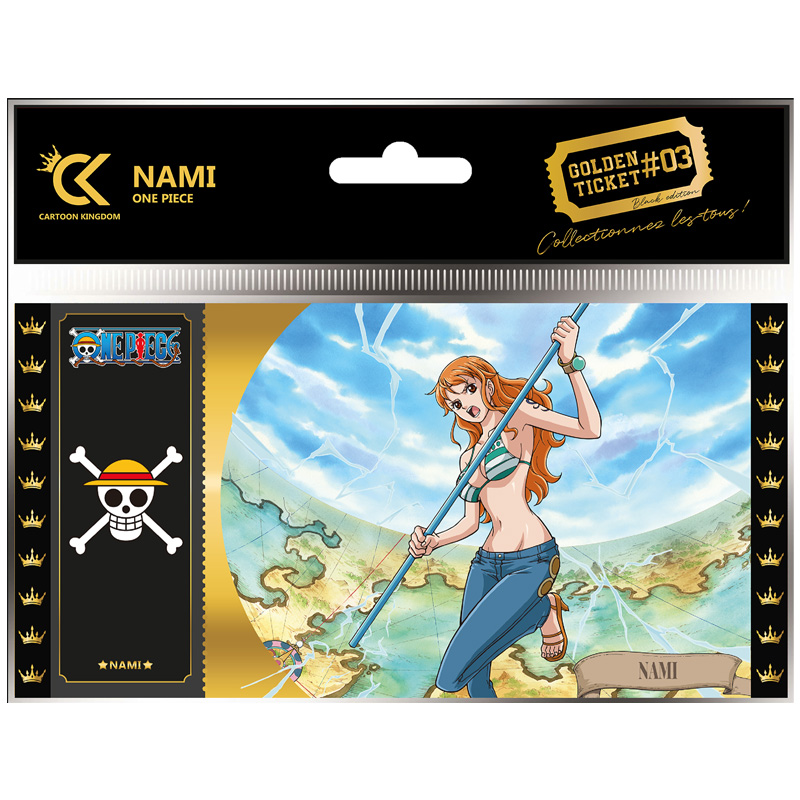 One Piece Black Ticket Nami X10