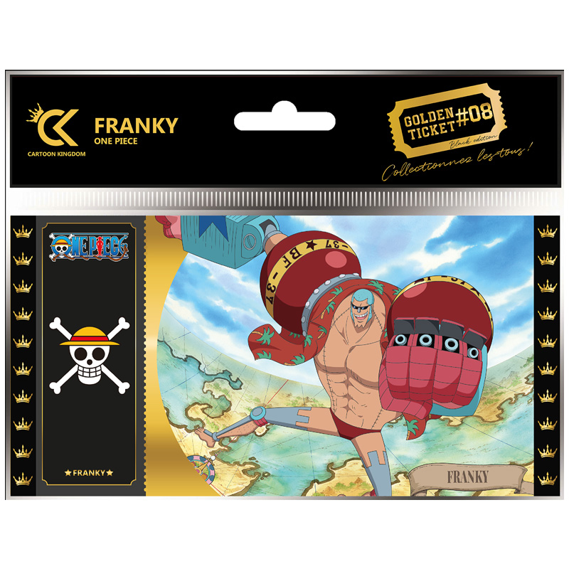 One Piece Black Ticket Franky X10