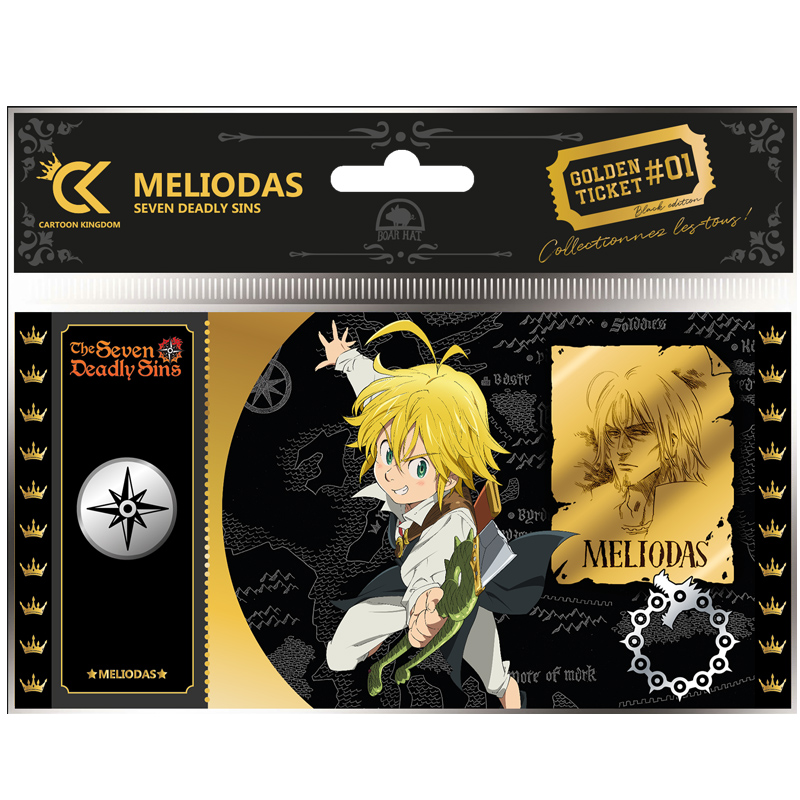 Seven Deadly Sins Black Ticket Meliodas X10