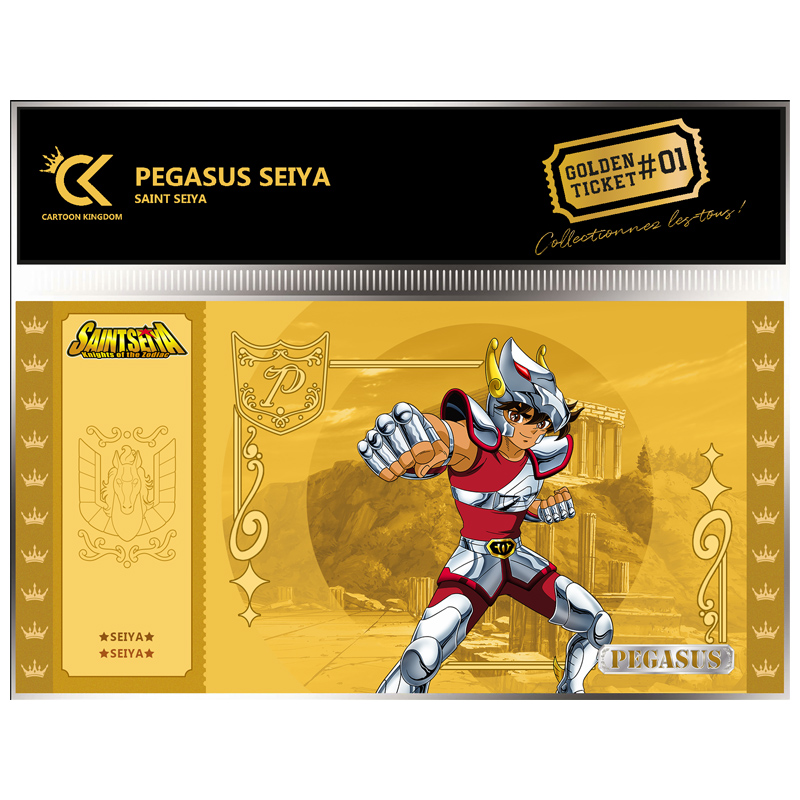 Saint Seiya Chevalier du Zodiaque Golden Ticket Seiya Seiyar X10