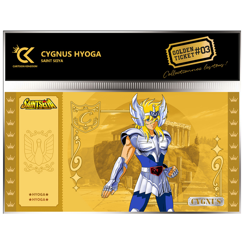 Saint Seiya Chevalier du Zodiaque Golden Ticket Hyoga X10