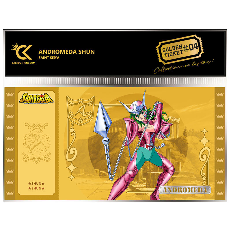 Saint Seiya Chevalier du Zodiaque Golden Ticket Shun X10