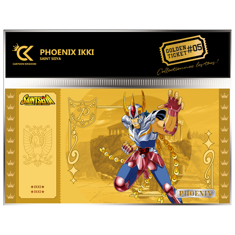 Saint Seiya Chevalier du Zodiaque Golden Ticket Ikki X10