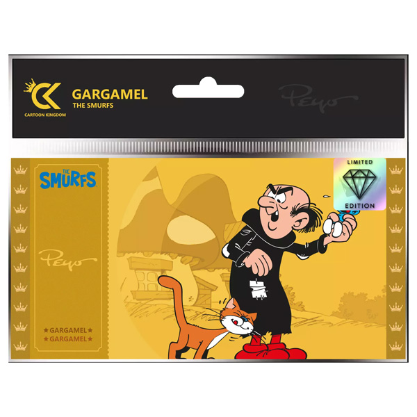 Schtroumpfs Golden Ticket Col.2 Gargamel Edition Limitee X 10