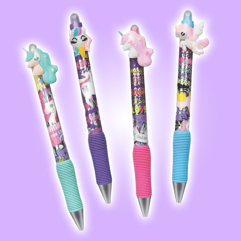 Coloring School Stylo Effacable Grip Licorne Display 36pcs