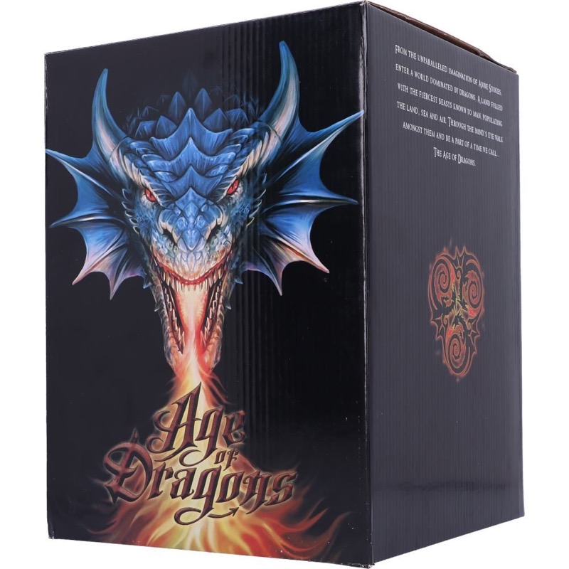 Dragons Statue Adult Silver Dragon 31,5Cm