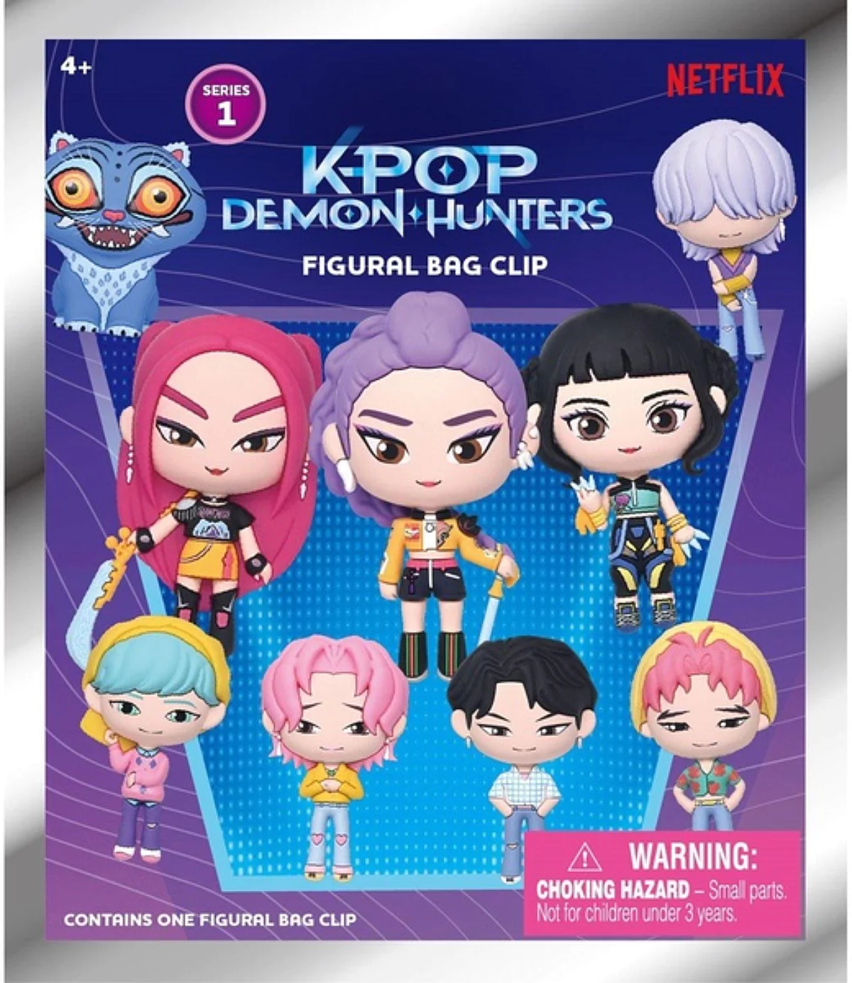 Kpop Demon Hunters 3D Foam Bag Clip Porte Cle Asst 24pcs