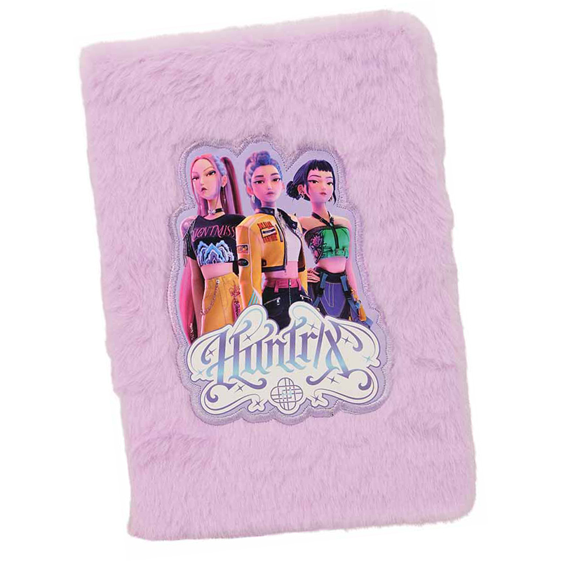Kpop Demon Hunter Carnet Fluffy Notebook Huntrix