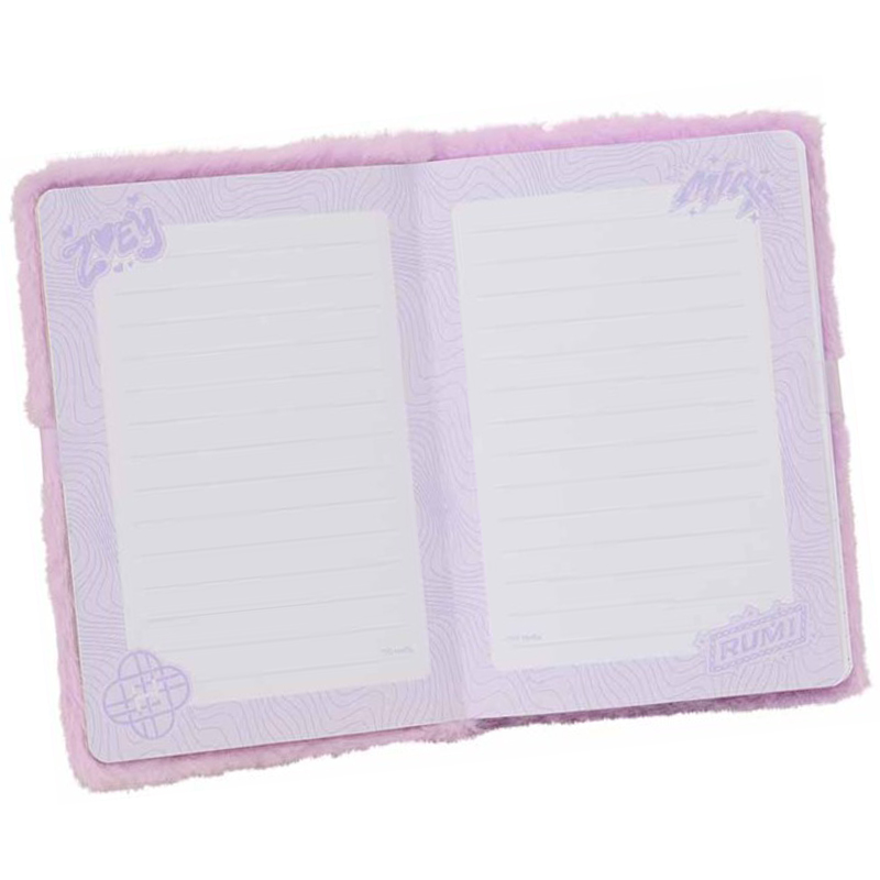 Kpop Demon Hunter Carnet Fluffy Notebook Huntrix