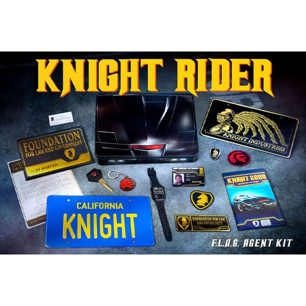 K2000 Knight Rider Coffret Cadeau Flag Agent Kit