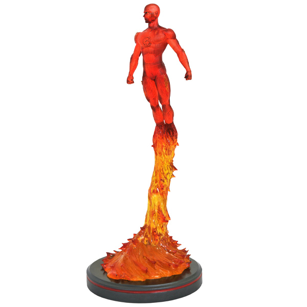 Marvel Premier Collection Human Torch Statue 35cm