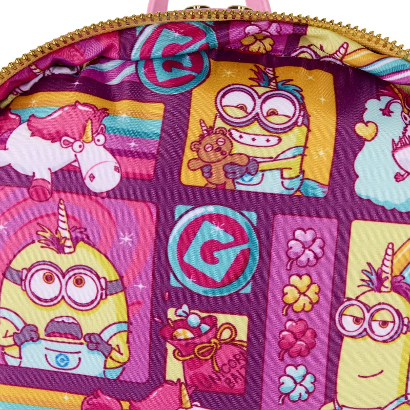 Minions Loungefly Mini Sac A Dos Fluffy Unicorn 