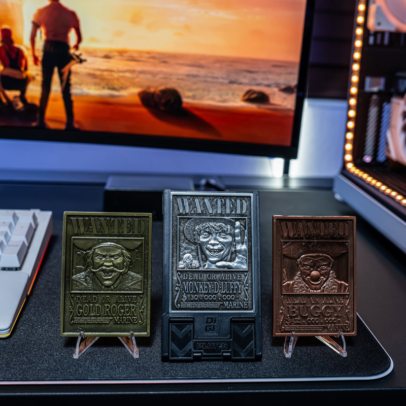 One Piece Netflix Digiplate Starter Pack 3 Cartes Metal + Stand