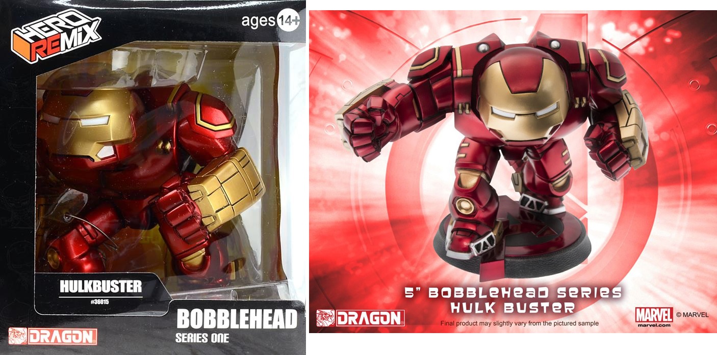 ID9 Avengers Age of Ultron Iron Man Hulkbuster BobbleHead 15cm
