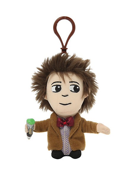 Doctor Who Peluche 10cm Clip On 11th Doctor sonore et lumineuse