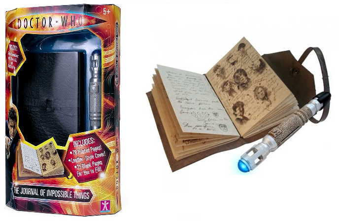 Doctor Who 10th Doctor Journal des choses impossibles et Sonic Screwdriver