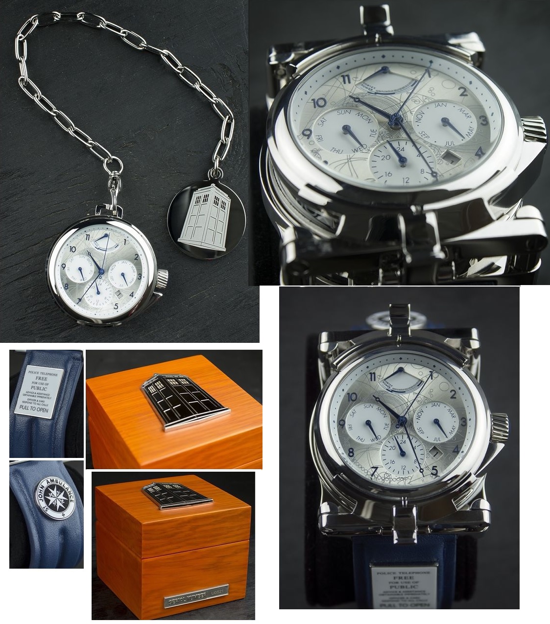 Doctor Who Montre Collector Ultra Deluxe Tardis Limited Edition