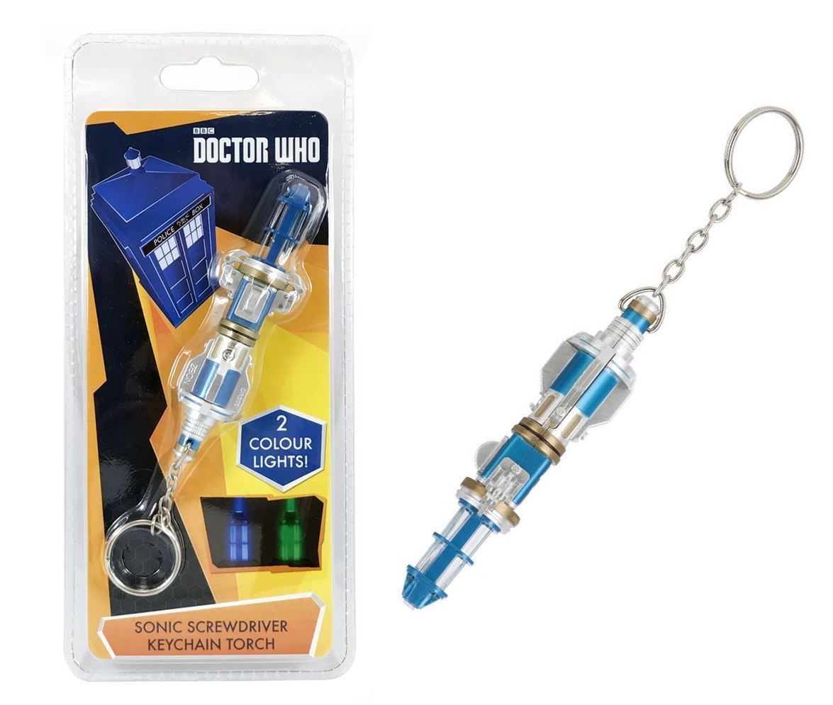 Doctor Who 12th Doctor New Sonic Screwdriver Porte clé Lampe Torche 10cm