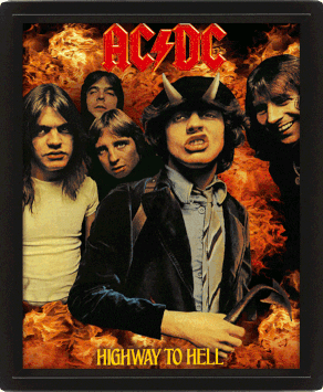 AC/DC Poster 3D Lenticular