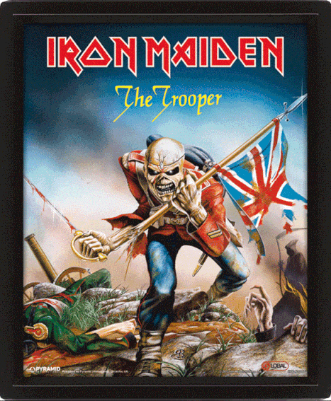 Iron Maiden Poster 3D Lenticular Eddie Trooper 25x20cm