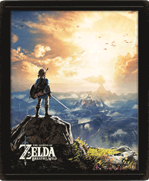 Zelda Poster 3D Lenticular Breathe Of The Wild Sunset
