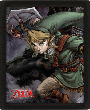 Zelda Poster 3D Lenticular Twilight Princess