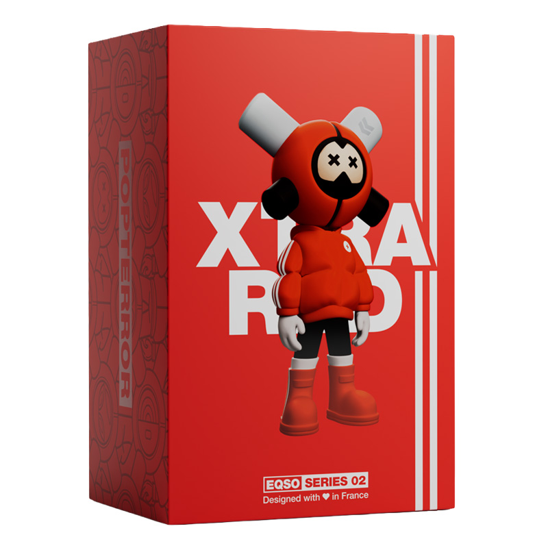 Eqso Art Toy Series 2 Extra Red Limited 300 Ex 12,5Cm