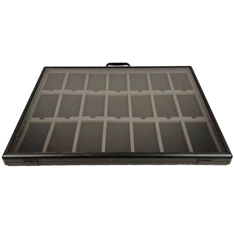 Evoretro Malette Vitrine Alu 60X90Cm pour 21 Cartes Gradees