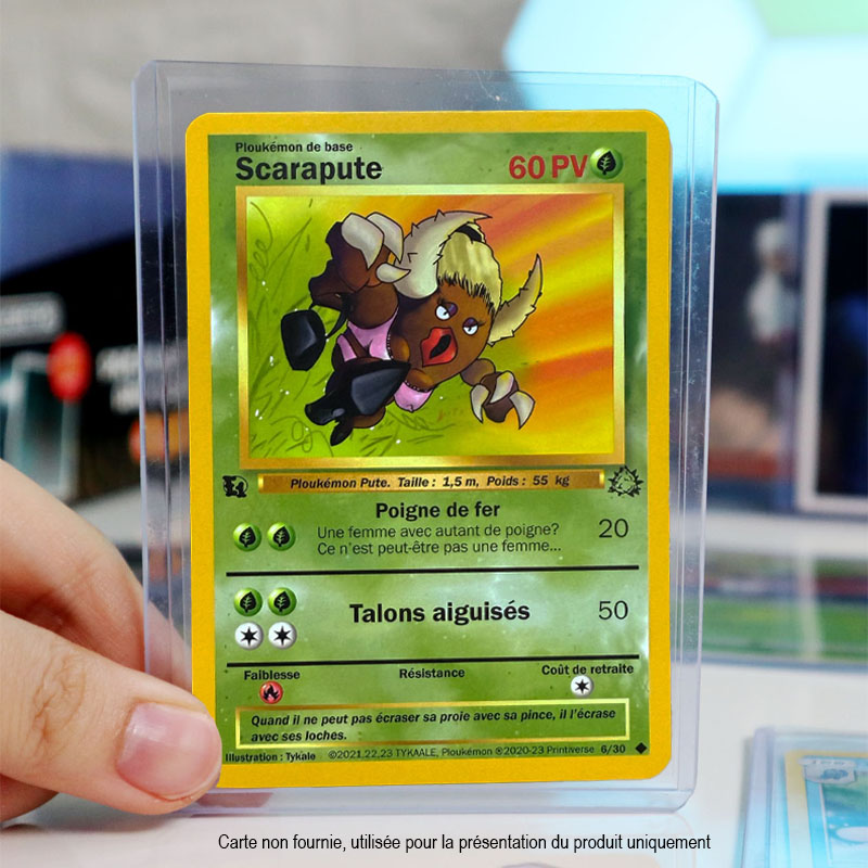 Evoretro Pack 100 Toploader + 100 Sleeves 35 Pt 