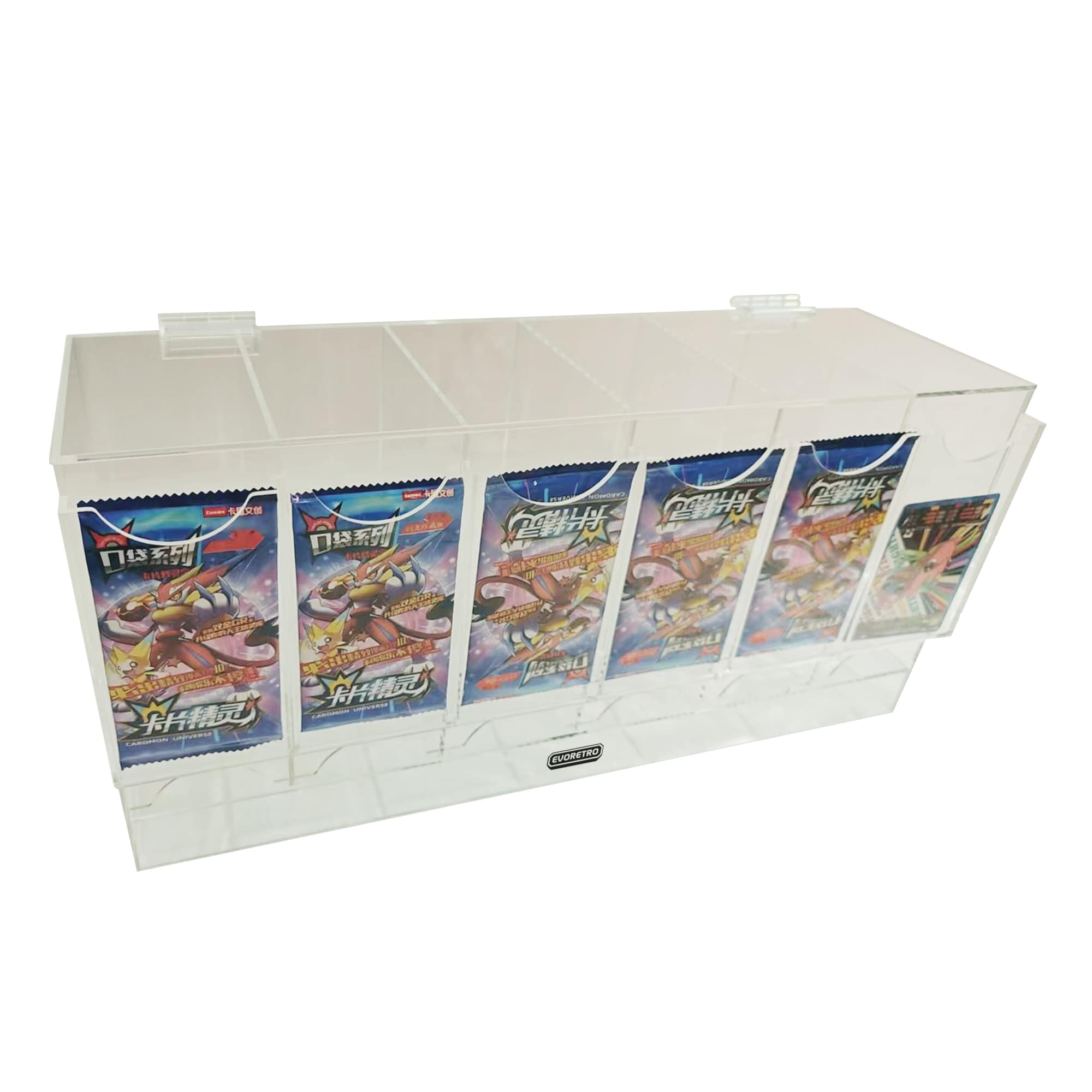 Evoretro Presentoir Distributeur 6 Emplacements Pour Booster Carte