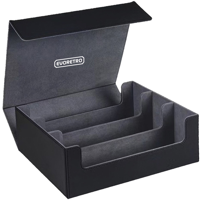 Evoretro Boite De Stockage Magnetique 3 Rangs 1800 Cartes 