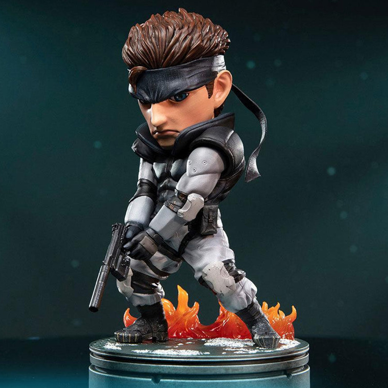 Metal Gear Solid Statue Solid Snake Sd Standard Edition 20cm