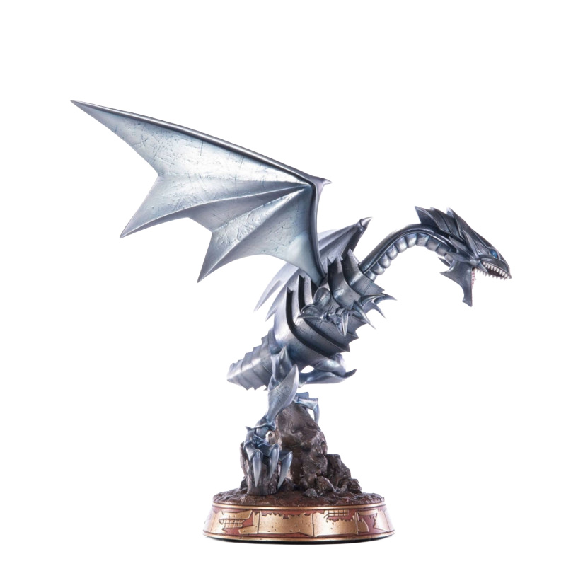 Yu-Gi-Oh! Statue Blue Eyes White Dragon Standard Edition Silver 35cm